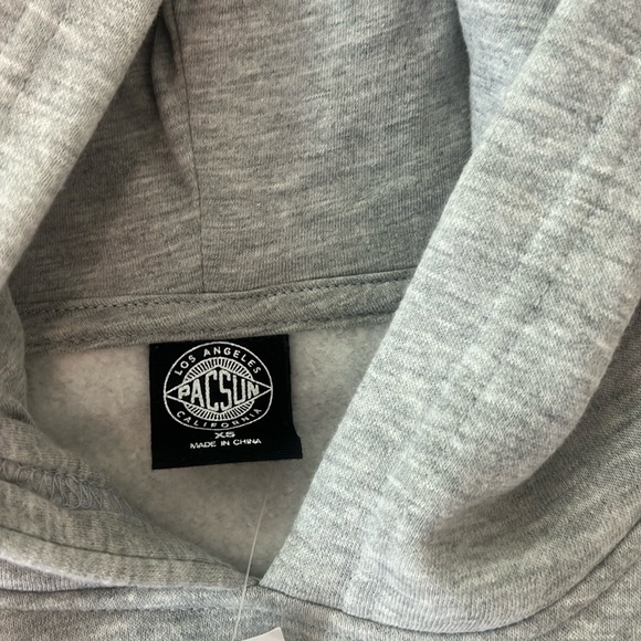 Pacsun Grey Crop Hoodie - Picture 4 of 4